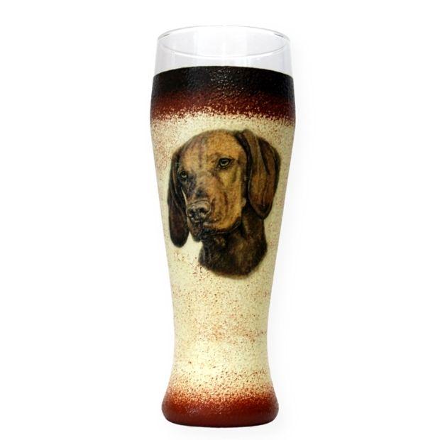 Sörös korsó kutya ( Magyar vizsla ) motívummal