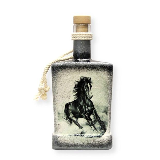 Lovas ajándék - Pálinkás üveg