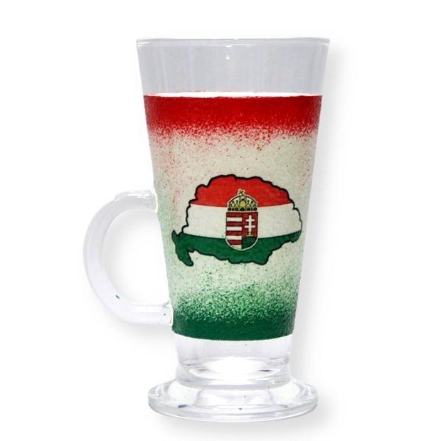 Kávés pohár magyar címerrel