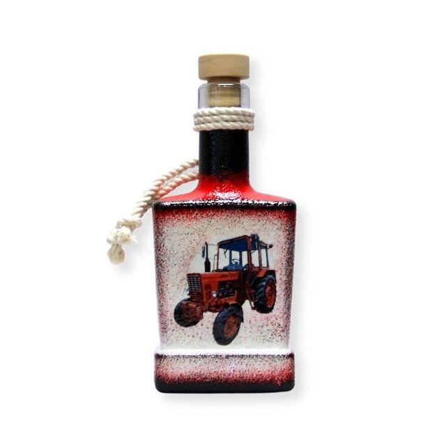 MTZ Traktoros kis flaska kézműves ajándék