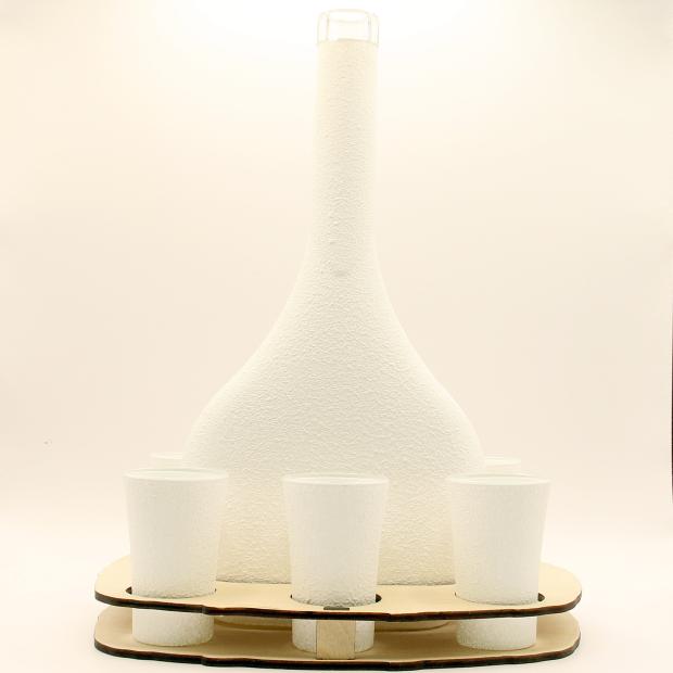 Pálinka kínáló egyedi fotóval  - egyénre szabható ajándék