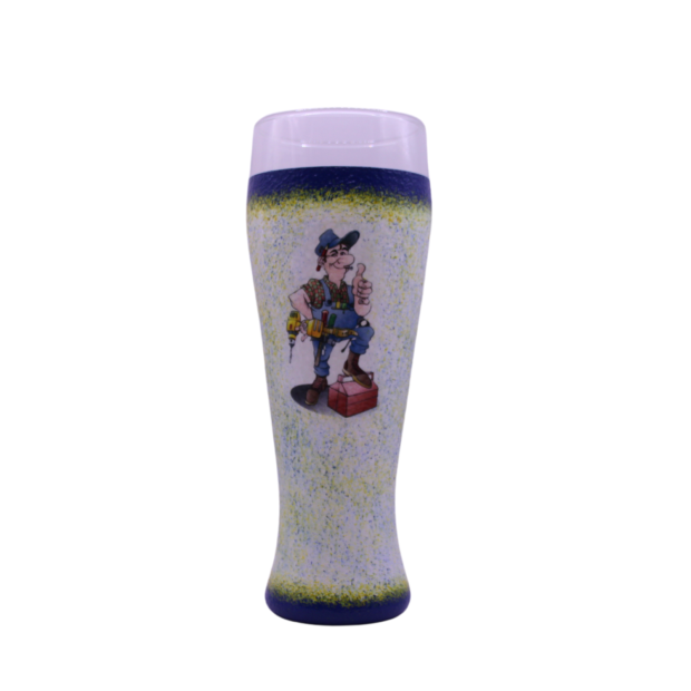 Egyedi ajándék ezermester férjünknek, barátunknak - sörös korsó