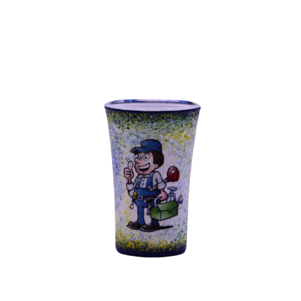 Snapszos pohár - barkácsoló  férjünknek, barátunknak