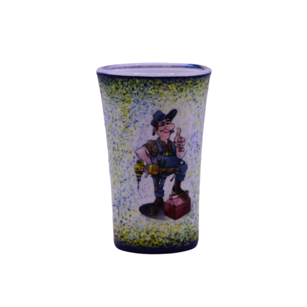 Snapszos pohár - barkácsoló  férjünknek, barátunknak